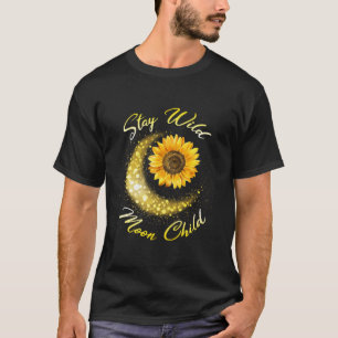 Stay Wild Moon Child Glow Cancer Awareness T-Shirt