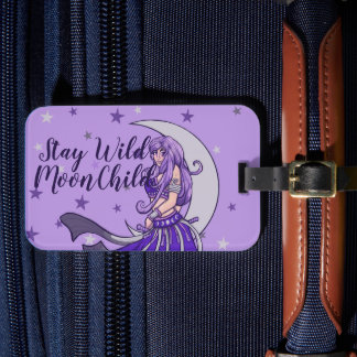Stay Wild Moon Child Luggage Tag