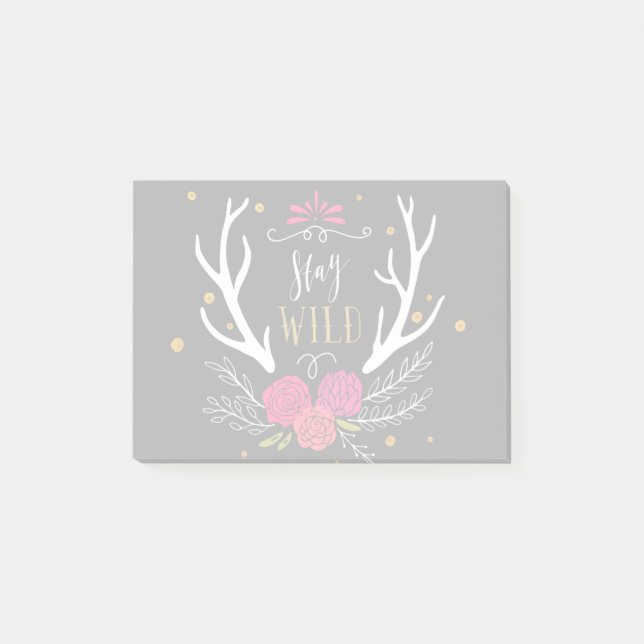 Stay Wild Post-it Notes (Front)