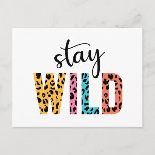 Stay Wild Postcard