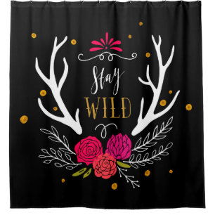 Stay Wild Shower Curtain