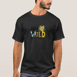 Stay Wild Sunflower Peace Lovers Country Cowgirl H T-Shirt