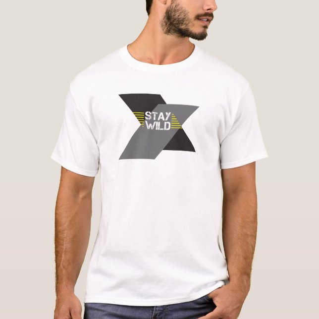 Stay Wild T-Shirt – Adventure Inspired Graphic Tee (Front)