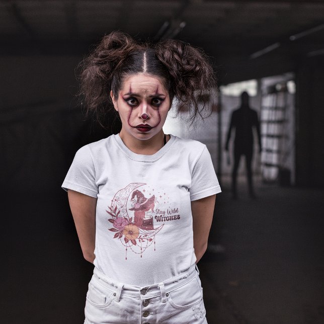 Stay Wild Witches Halloween Family Matching T-Shirt (Halloween Family Matching T-Shirt )