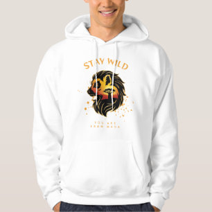 Stay Wild You Are From Mada Madagascar Fossa Hoodie
