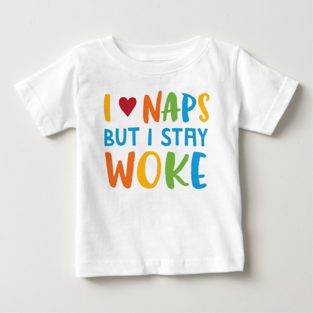 Stay Woke Baby Tee (Front)