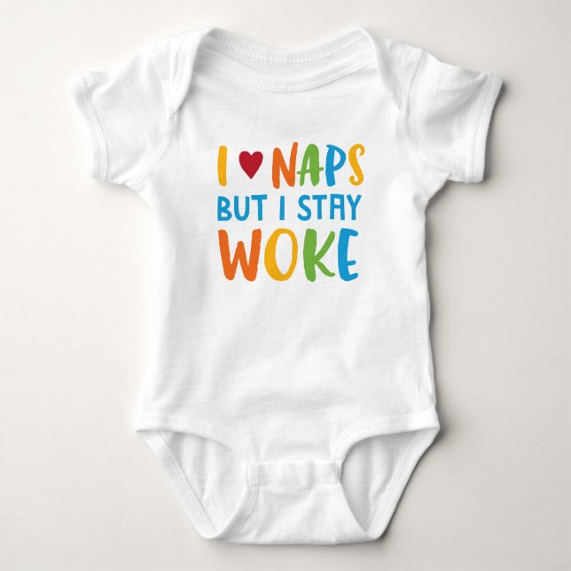 Stay Woke Infant Bodysuit One Piece (Front)