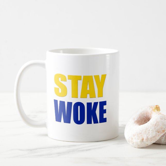 Stay Woke Mug (With Donut)