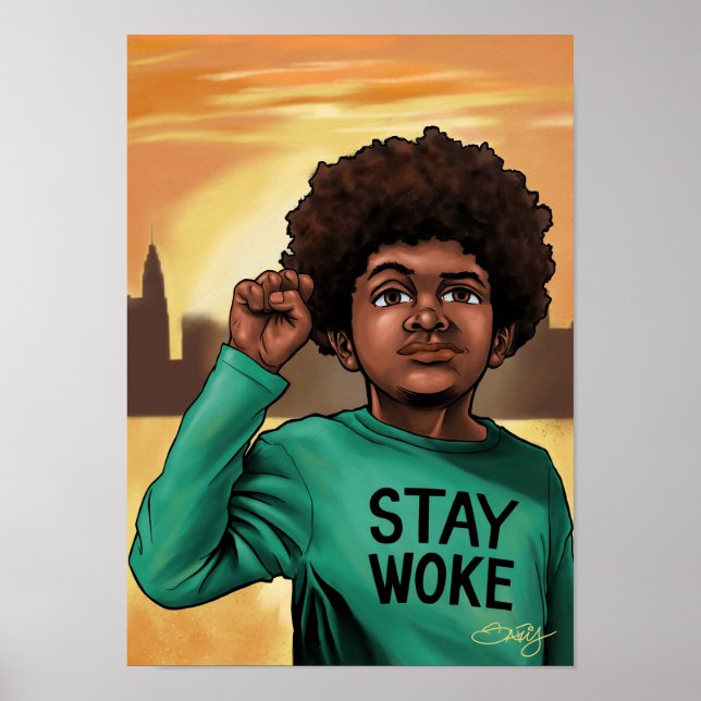 Stay Woke Poster (Front)