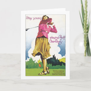 Stay Young Playing Golf in Germany Card