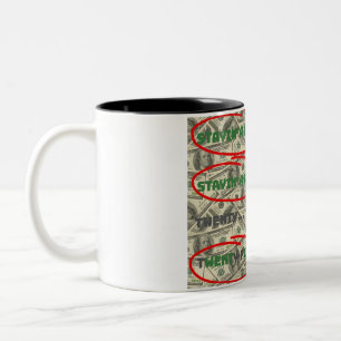 Stayin' Alive/2025 Two-Tone Coffee Mug
