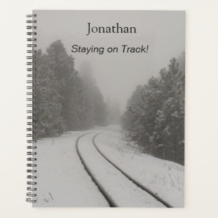 Staying on Track Personalised Train Tracks Photo Planner