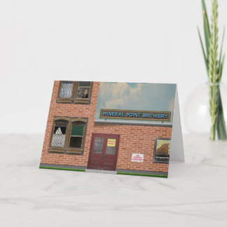 ''Staying safe at the Brewery whil makeing Masks'' Card