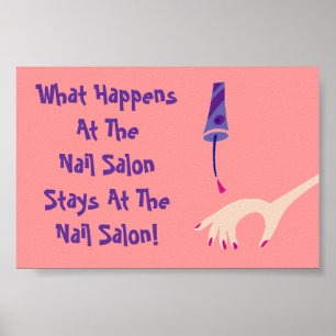 Stays @ Nail Salon Poster