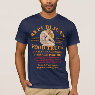 STD VD REPUBLICAN MASSAGE PARLOR NASTY HANDMAIDENS T-Shirt