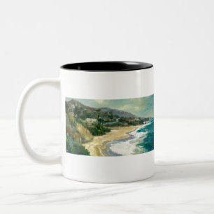 STE86 Seaside Cove.tif Two-Tone Coffee Mug