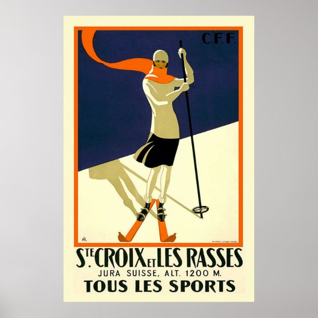 Ste Croix et les Rasses tous le Sports Poster (Front)