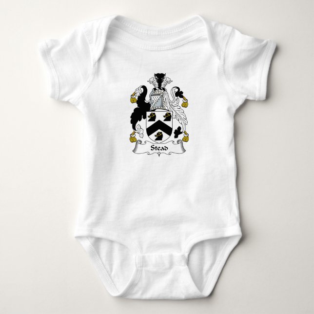 Stead Family Crest Baby Bodysuit (Front)