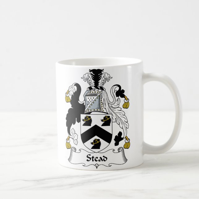 Stead Family Crest Coffee Mug (Right)
