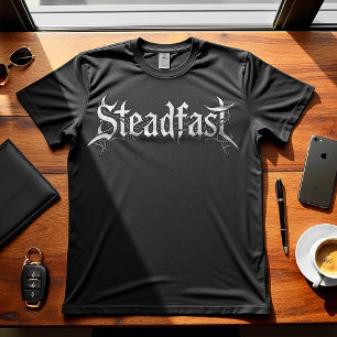 Steadfast - Motivational Design T-Shirt