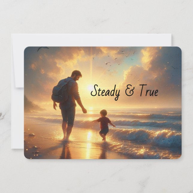 Steady & True Father’s Day Card (Front)