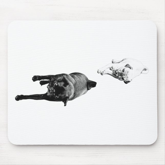 Steady Workers, Dog Desk Duo Mouse Mat (Front)