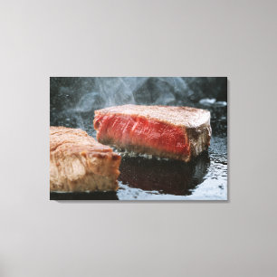 Steak 3 canvas print