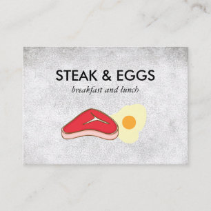 Steak and Eggs Business Card