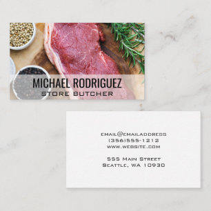 Steak and Spices Business Card
