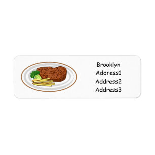 Steak cartoon illustration