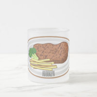 Steak cartoon illustration