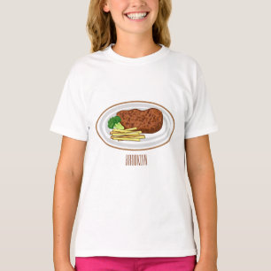 Steak cartoon illustration T-Shirt