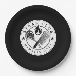 steak club paper plates