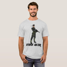 Steak Eater - T-Shirt W/ Solid Hank