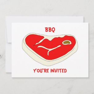 Steak Invitation Template