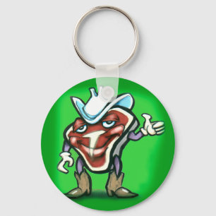 Steak Key Ring