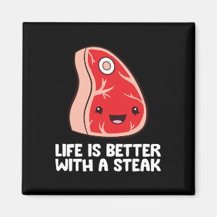 Steak Lover Bbq Grilling Meat Life Is Better With Magnet