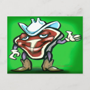 Steak Postcard