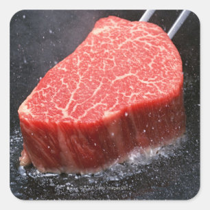 Steak Square Sticker