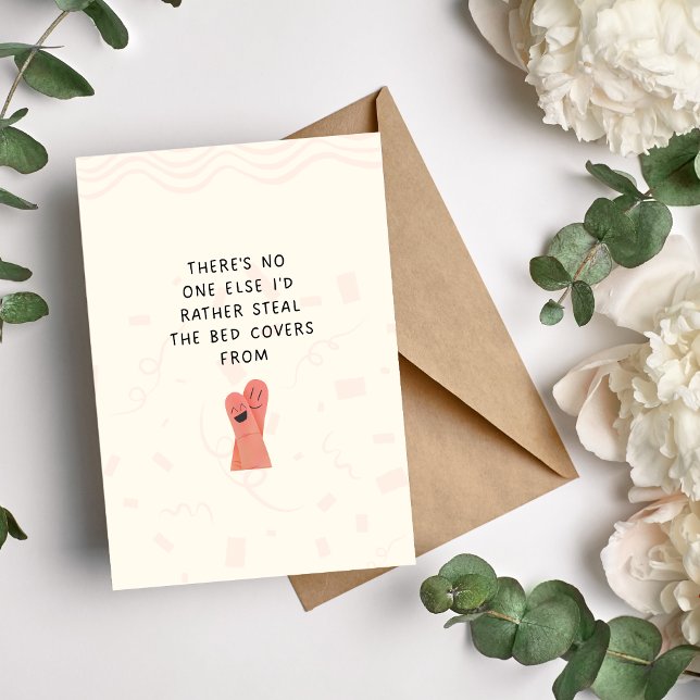 Steal Bedcovers Funny Couple Birthday Card (Creator Uploaded)