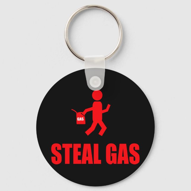 Steal Gas Key Ring (Front)