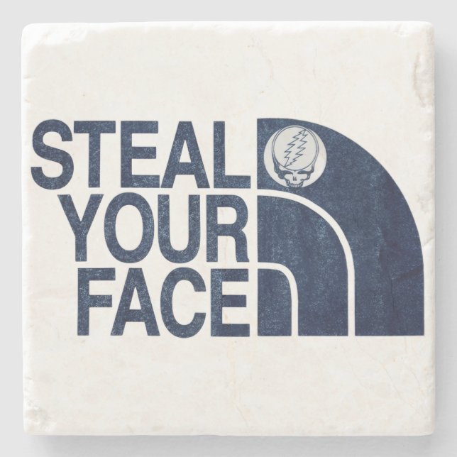 Steal Your Face Stone Coaster (Front)