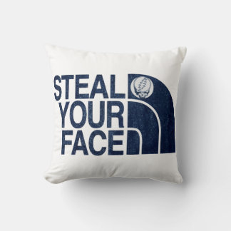 Steal Your Face Throw Pillow