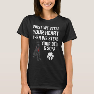 Steal Your Heart Steal Your Bed Miniature Schnauze T-Shirt