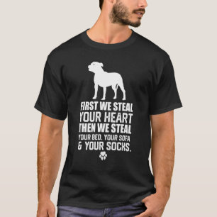 Steal Your Heart Steal Your Bed sofa amstaff_1 T-Shirt