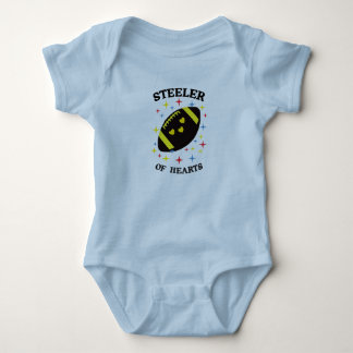 Stealer of Hearts Football Sweetheart Baby Bodysuit