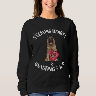 Stealing Heart Blasting Fart Belgian Tervuren Vale Sweatshirt