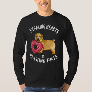 Stealing Heart Blasting Farts Norwich Terrier Vale T-Shirt