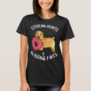 Stealing Heart Blasting Farts Norwich Terrier Vale T-Shirt