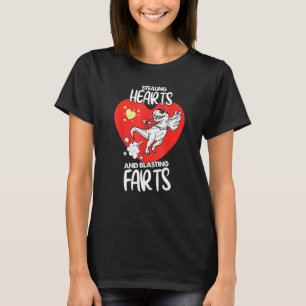 Stealing Hearts And Blasting Farts Quote Kids Men T-Shirt